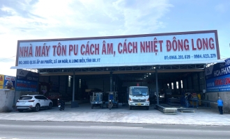 Nhà Máy Tôn PU Cách Âm , Cách Nhiệt Đông Long